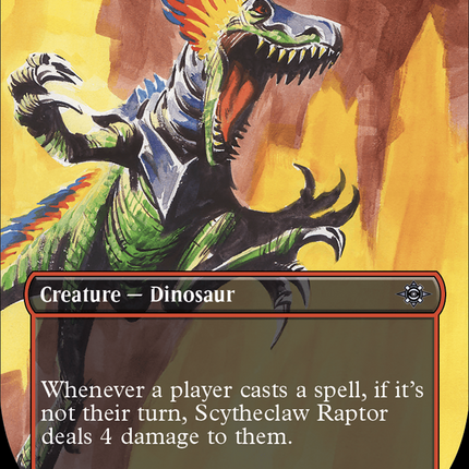 Scytheclaw Raptor (Borderless) [The Lost Caverns of Ixalan]