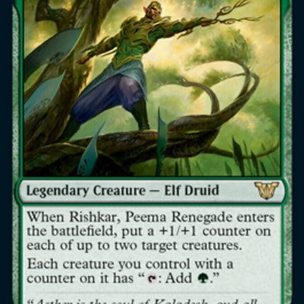 Rishkar, Peema Renegade [Kamigawa: Neon Dynasty Commander]