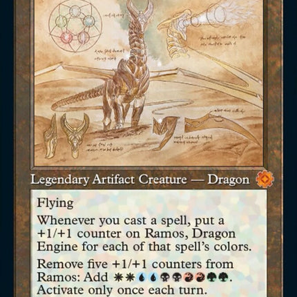 Ramos, Dragon Engine (Retro Schematic) [The Brothers' War Retro Artifacts]