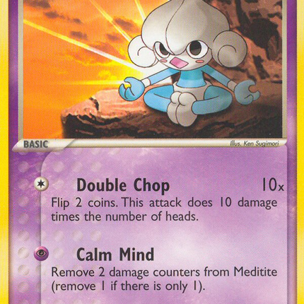 Meditite (65/101) [EX: Hidden Legends]