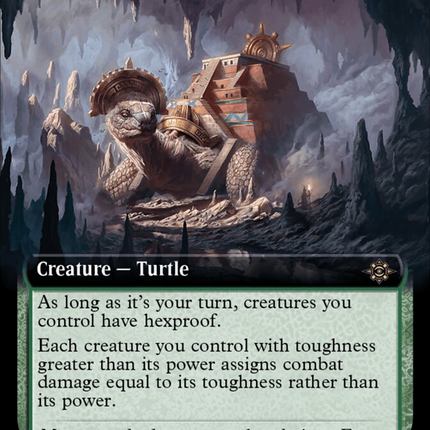 Bedrock Tortoise (Extended Art) [The Lost Caverns of Ixalan]