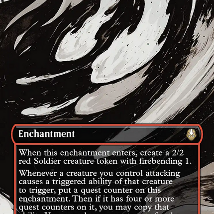 Firebender Ascension (Borderless) [Avatar: The Last Airbender]