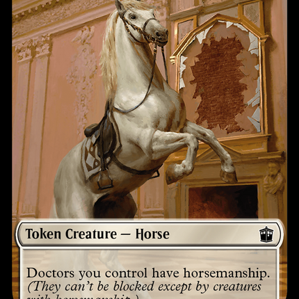 Horse // Clue (0022) Double-Sided Token [Doctor Who Tokens]