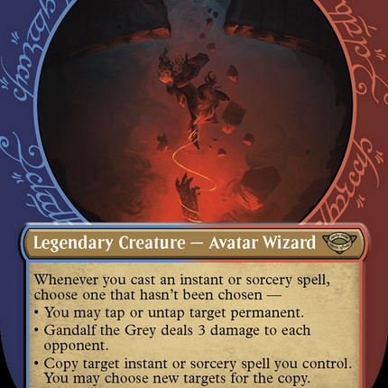 Gandalf the Grey (Showcase) (Surge Foil) [The Lord of the Rings: Tales of Middle-Earth]