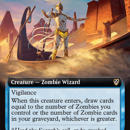Prophet of the Scarab (Extended Art) [Aetherdrift Commander]