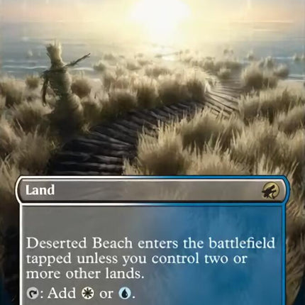 Deserted Beach (Borderless Alternate Art) [Innistrad: Midnight Hunt]