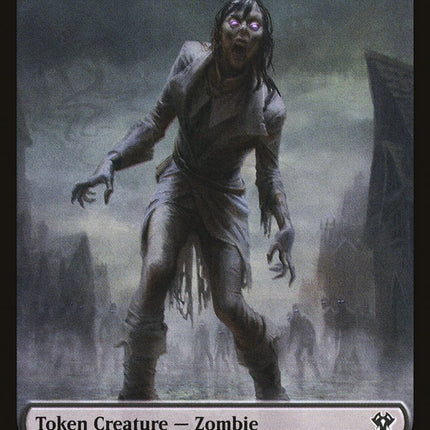 Human Soldier (004) // Zombie Double-Sided Token [Commander 2020 Tokens]