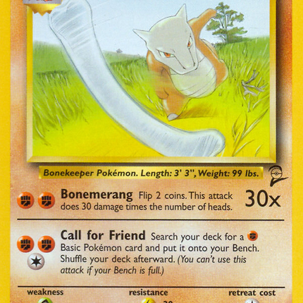 Marowak (52/130) [Base Set 2]