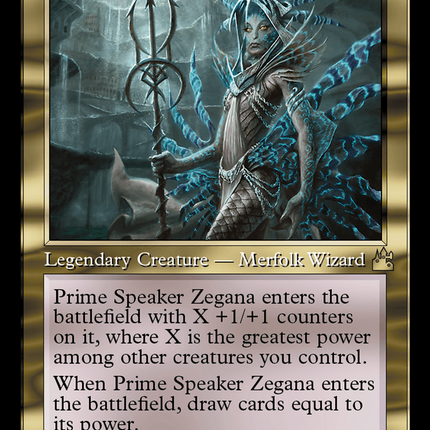Prime Speaker Zegana (Retro Frame) [Ravnica Remastered]