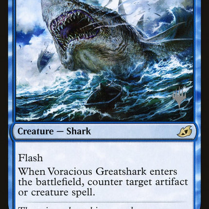 Voracious Greatshark (Promo Pack) [Ikoria: Lair of Behemoths Promos]