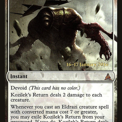 Kozilek's Return [Oath of the Gatewatch Prerelease Promos]