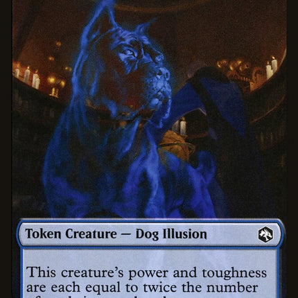 Angel // Dog Illusion Double-Sided Token [Dungeons & Dragons: Adventures in the Forgotten Realms Tokens]