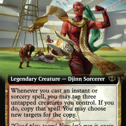 Aziza, Mage Tower Captain (Extended Art) [Secrets of Strixhaven]