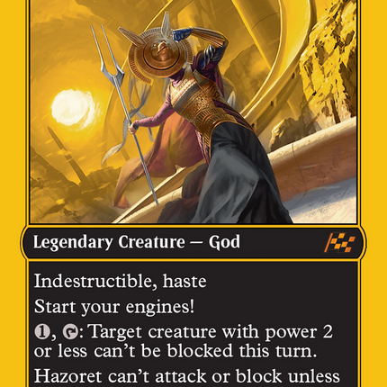 Hazoret, Godseeker (First-Place Foil) [Aetherdrift]