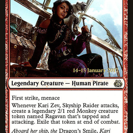 Kari Zev, Skyship Raider [Aether Revolt Prerelease Promos]
