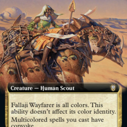 Fallaji Wayfarer (Extended Art) [Dominaria United Commander]