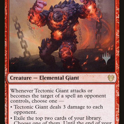 Tectonic Giant (Promo Pack) [Theros Beyond Death Promos]