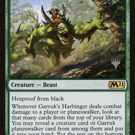 Garruk's Harbinger (Promo Pack) [Core Set 2021 Promos]