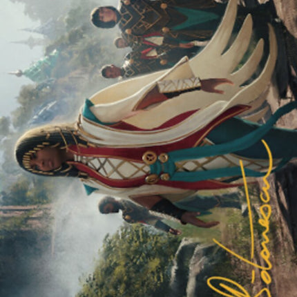 Queen Kayla bin-Kroog Art Card (Gold-Stamped Signature) [The Brothers' War Art Series]