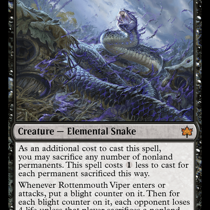 Rottenmouth Viper [Bloomburrow]