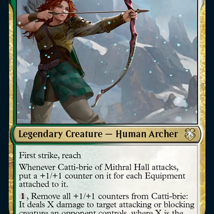 Catti-brie of Mithral Hall [Dungeons & Dragons: Adventures in the Forgotten Realms Commander]
