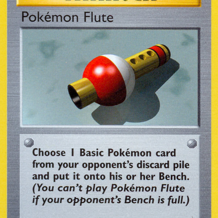 Pokemon Flute (86/102) (Shadowless) [Base Set 1st Edition]