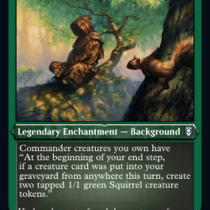 Cloakwood Hermit (Foil Etched) [Commander Legends: Battle for Baldur's Gate]