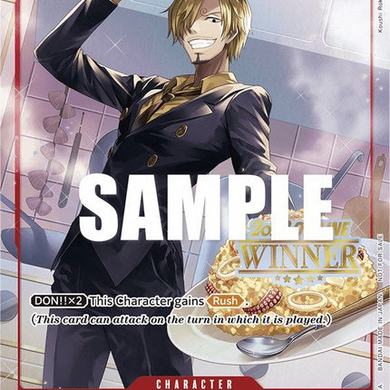 Sanji (Offline Regional 2023) [Winner] [One Piece Promotion Cards]