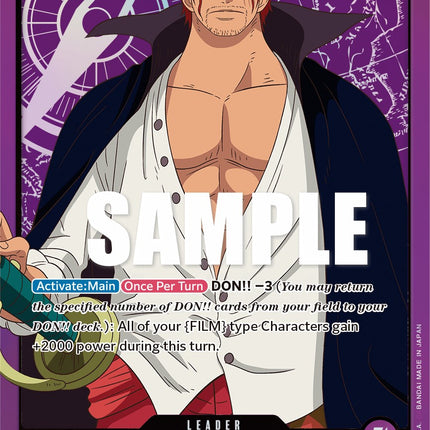Shanks [Starter Deck: Film Edition]