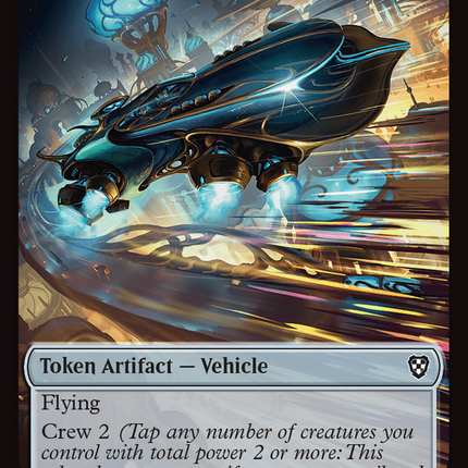 Construct // Nalaar Aetherjet Double-Sided Token [Aetherdrift Commander Tokens]