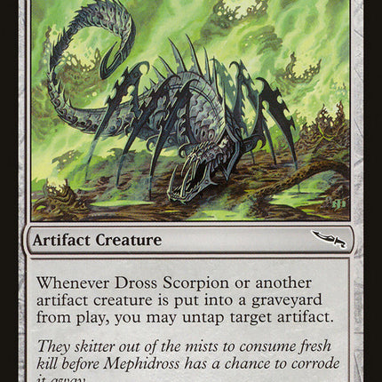 Dross Scorpion [Mirrodin]