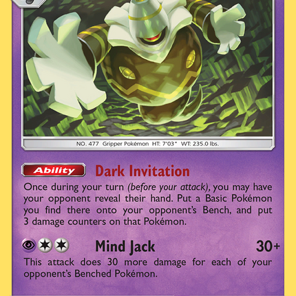 Dusknoir (53/147) [Sun & Moon: Burning Shadows]