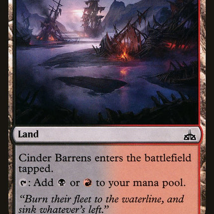 Cinder Barrens [Rivals of Ixalan]