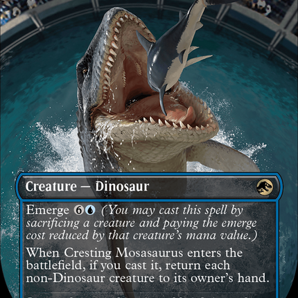 Cresting Mosasaurus (Borderless) [Jurassic World Collection]