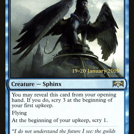 Sphinx of Foresight [Ravnica Allegiance Prerelease Promos]