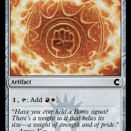 Boros Signet [Ravnica: Clue Edition]