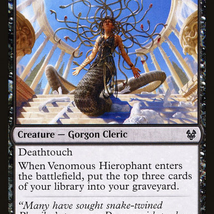 Venomous Hierophant [Theros Beyond Death]