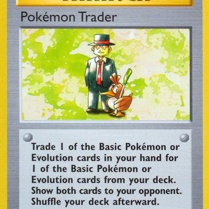 Pokemon Trader (77/102) (Shadowless) [Base Set 1st Edition]