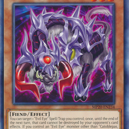 Catoblepas, Familiar of the Evil Eye [MP20-EN234] Common