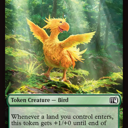 Bird (0017) // Wizard (0015) Double-Sided Token [FINAL FANTASY Tokens]