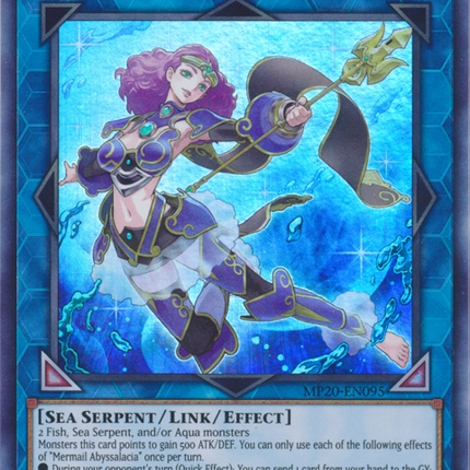 Mermail Abyssalacia [MP20-EN095] Super Rare