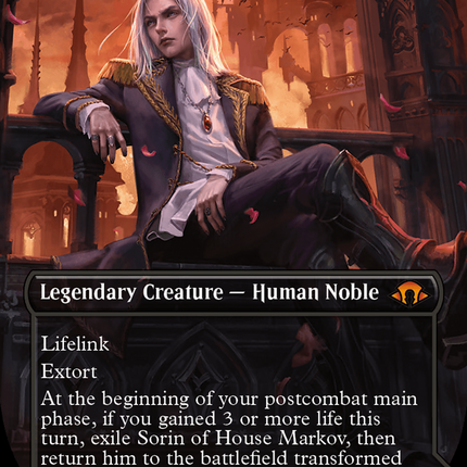 Sorin of House Markov // Sorin, Ravenous Neonate (Borderless) (Textured Foil) [Modern Horizons 3]