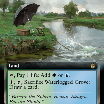 Waterlogged Grove (Extended Art) (Surge Foil) [Doctor Who]