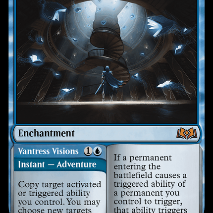 Virtue of Knowledge // Vantress Visions [Wilds of Eldraine]