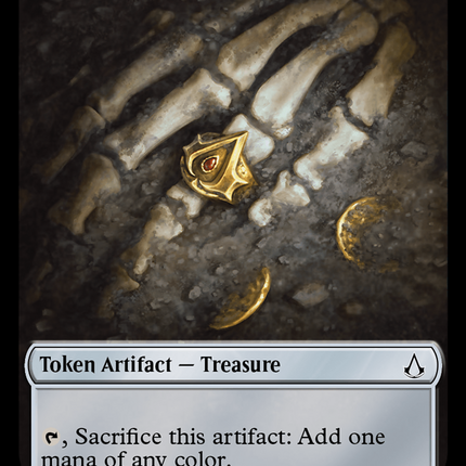 Assassin // Treasure Double-Sided Token [Assassin's Creed Tokens]