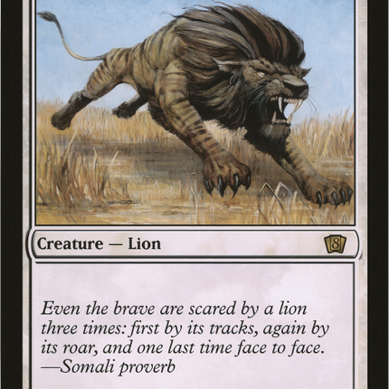 Savannah Lions (Oversized) [Eighth Edition Box Topper]