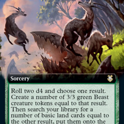 Wild Endeavor (Extended Art) [Dungeons & Dragons: Adventures in the Forgotten Realms Commander]