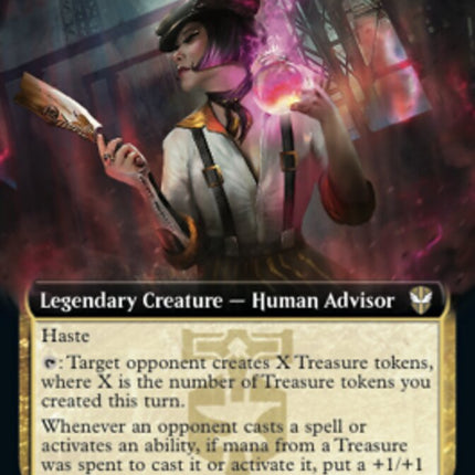 Vazi, Keen Negotiator (Extended Art) [Streets of New Capenna Commander]