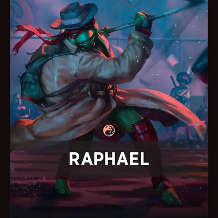 Raphael Theme Card [Teenage Mutant Ninja Turtles Commander Tokens]