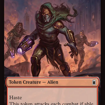 Wall // Alien Double-Sided Token [Marvel Super Heroes Tokens]